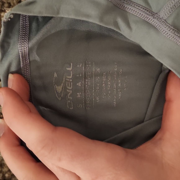 O'Neill Light Blue Performance Top / Rash Guard - Picture 3 of 4